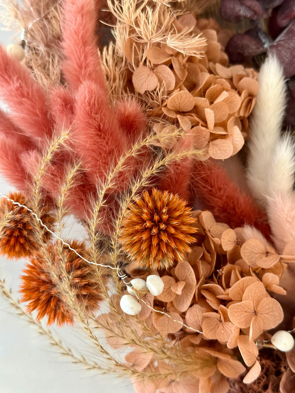 Neutral Botanical Wreath – Handmade Front Door and Wall Decor